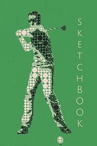 Green Golf Pixel Sketchbook