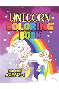 Unicorn Coloring Book for Kids Ages 2-4