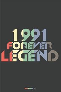 1991 Forever Legend Notebook