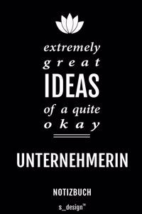 Notizbuch für Unternehmer / Unternehmerin