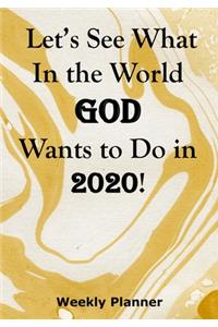 Let's See What In the World God Wants to Do in 2020!