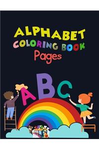 Alphabet Coloring Book Pages