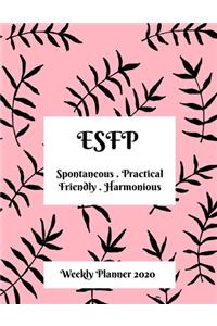 ESFP Weekly Planner