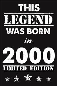 This Legend Was Born In 2000