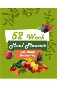 52 Week Meal Planner