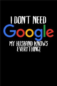 I don't need Google my husband knows Everything