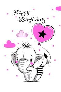 Happy Birthday: Large Print Discreet Internet Website Password Organizer, Birthday Gifts for Girls, Kids, Teens, Women, Wife, Girlfriend, Sister, Mom, Grandma, Seniors, Best Friend, Co-Worker, Book Size 8 1/2 X 11