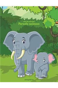 Livre de coloriage Parents animaux 1