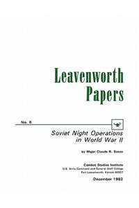 Soviet Night Operations in World War II