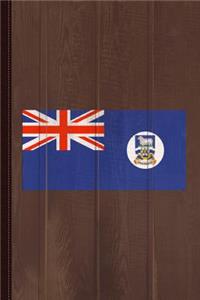 Falkland Islands Flag Journal Notebook