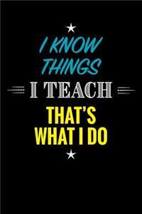 Teacher Notebook