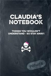 Claudia's Notebook Things You Wouldn't Understand So Stay Away! Private
