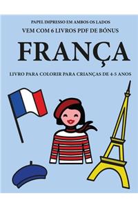 Livro para colorir para crianças de 4-5 anos (França)