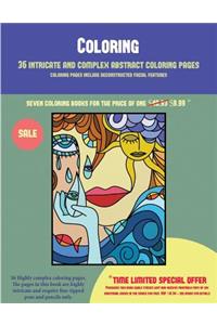 Coloring (36 intricate and complex abstract coloring pages)