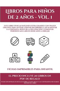 Fichas imprimibles para infantil (Libros para niños de 2 años - Vol. 1)