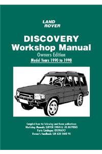 Land Rover Discovery Workshop Manual Owners Edition 1990 to 1998