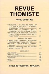 Revue Thomiste - 2/1997