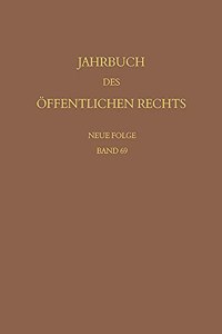 Jahrbuch Des Offentlichen Rechts Der Gegenwart