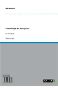Kriminologie Der Korruption