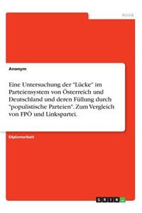 Eine Untersuchung der Lücke im Parteiensystem von Österreich und Deutschland und deren Füllung durch populistische Parteien. Zum Vergleich von FPÖ und Linkspartei.