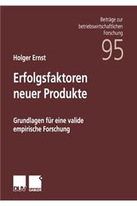 Erfolgsfaktoren Neuer Produkte