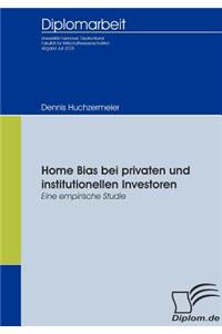 Home Bias bei privaten und institutionellen Investoren