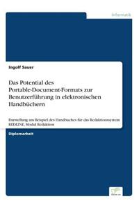 Das Potential Des Portable-Document-Formats Zur Benutzerfuhrung in Elektronischen Handbuchern