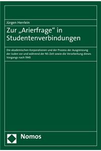 Zur 'Arierfrage' in Studentenverbindungen