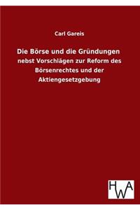 Börse und die Gründungen