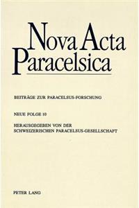 Nova ACTA Paracelsica