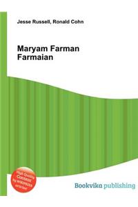 Maryam Farman Farmaian