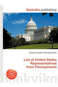 List of United States Representatives from Pennsylvania