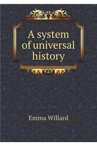 A System of Universal History