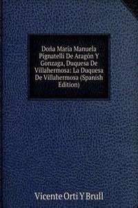 Dona Maria Manuela Pignatelli De Aragon Y Gonzaga, Duquesa De Villahermosa: La Duquesa De Villahermosa (Spanish Edition)