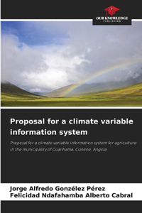 Proposal for a climate variable information system