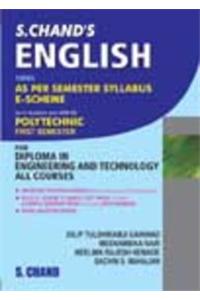 English For Ist Sem. Dip.Course In Engg. & Tech For Poly