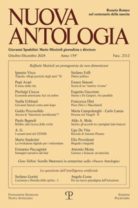 Nuova Antologia - A. CLIX, N. 2312, Ottobre-Dicembre 2024