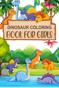 Dinosaur Coloring Book For Girls