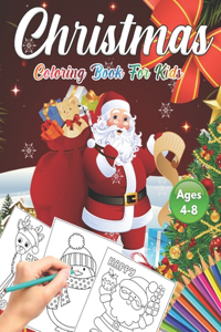 Christmas Coloring Book for Kids Ages 4-8