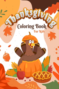 ThanksGiving Coloring Book For Kids