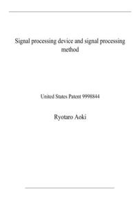 Signal processing device and signal processing method