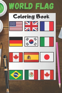 world flag coloring book