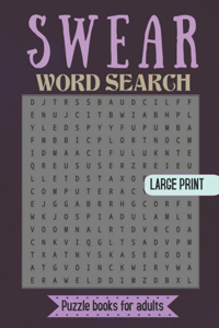 Swear Word Search Puzzle Books For Adults