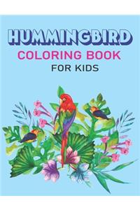 Hummingbird Coloring Book for Kids