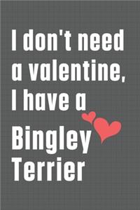 I don't need a valentine, I have a Bingley Terrier