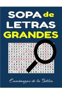 Sopa de Letras Grandes Enseñanzas de la Biblia