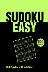 Sudoku Easy 600 Puzzles with solutions