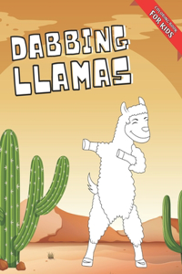 Dabbing Llamas Coloring Book