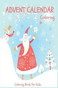Advent Calendar Coloring - Coloring Book for Kids