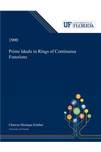 Prime Ideals in Rings of Continuous Functions